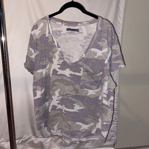 abercrombie & fitch camo print shirt